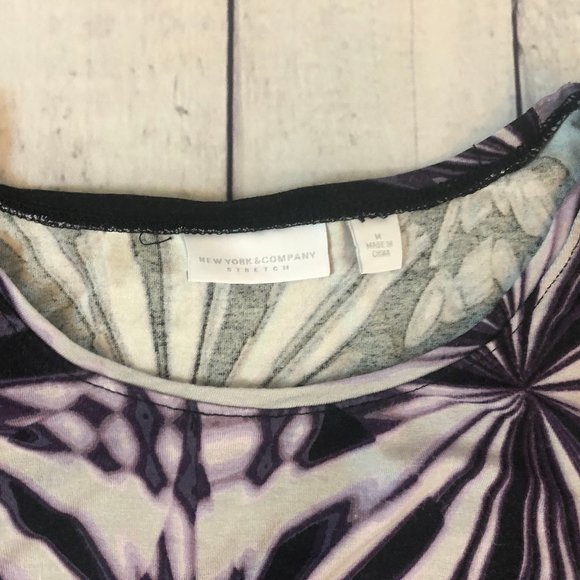 New York & Company Short Sleeve Top, Size M - Picture 3 of 5